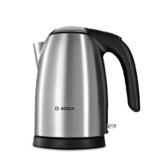Bosch TWK7801 Wasserkocher in Edelstahl (2200 W maximal, 1,7 L, Abschaltautomatik, Kalkfilter), edelstahl/schwarz - 1