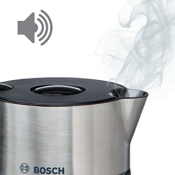 Bosch TWK8613P Wasserkocher Styline mit Edelstahlapplikation, 2400 W, für 1,5 L Wasser, schwarz - 3