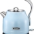 KHAPP 15130009 - Retro - Premium Wasserkocher aus Edelstahl - Kabellos - 2025 Watt -1,20 Liter - Teekessel - (Light Blue) - 1