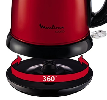 Moulinex Subito BY540510 Red Kettle/Edelstahl - 3