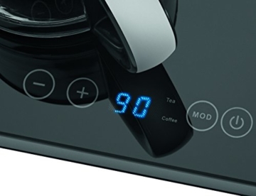 Profi Cook PC-TKS 1056 3 in 1 Glas-Wasserkocher, Tee-und Kaffeestation , Edelstahlgehäuse, Warmhaltefunktion, Elektronisches Sensor-Touch-Bedienfeld mit Display, automatische und manuelle Temperatureinstellung - 3
