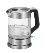 Profi Cook PC-WKS 1107 G Edelstahl-Glas-Wasserkocher, 1,5 L, 2200 W maximal, Edelstahlheizelement, Inox - 1