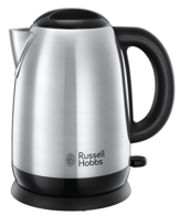 Russell Hobbs 23912-70 Wasserkocher Adventure, 2400 Watt, 1.7l, Schnellkochfunktion, Edelstahl/schwarz - 1