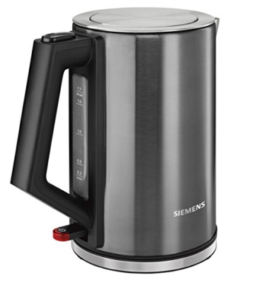 Siemens TW71005 Wasserkocher (1850-2200 Watt, 1,7 Liter, Cordless 360 Grad Basis) edelstahl - 2