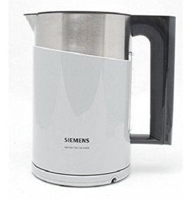 Siemens TW86105P Wasserkocher (2400 Watt, 1,5 Liter, sensor for senses mit Edelstahlapplikation) urban grau/schwarz - 1