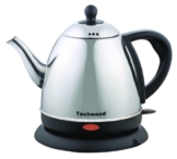 Techwood TBI-1010 Wasserkocher, Edelstahl, 1 l, silberfarben - 1