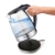 TurboTronic Glas Wasserkocher 1,7 Liter mit Kalkfilter und LED Beleuchtung Blau (innen) BPA Frei, Leistung: 2200 Watt - 2