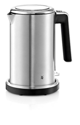 WMF Lineo Wasserkocher 1,6 l, 3000 W, beleuchtete Wasserstandsanzeige, Kalk-Wasserfilter, cromargan matt/silber - 1