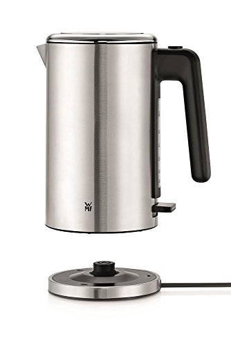 WMF LONO Wasserkocher 1,6 l, 2400 W, außenliegende Wasserstandsanzeige, Kalk-Wasserfilter, cromargan matt/silber - 6