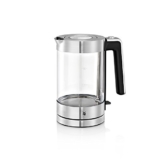 WMF Lono Wasserkocher, Glas 1,7 l, 3000 W, Schott Duran Glas, Kalk-Wasserfilter, cromargan, matt/silber - 1