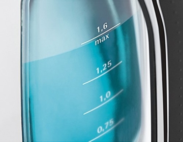 WMF SKYLINE Wasserkocher (3000 W, 1,6 l, verdecktes edelstahlheizelement, Innenbeleuchtung) cromargan poliert - 3