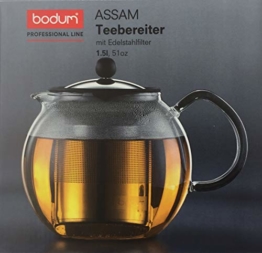 Bodum Proffetional Line Assam 1,5 Liter Teebereiter mit Edelstahlfilter - 1